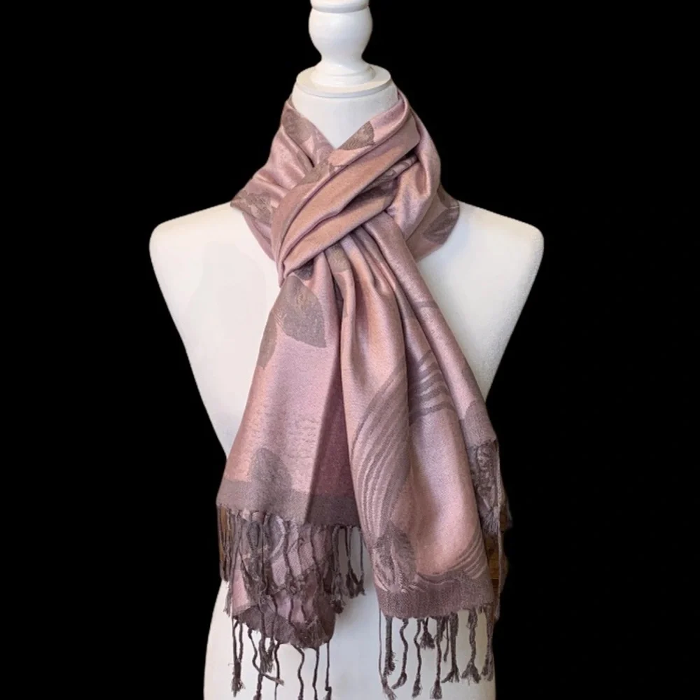Soft Floral Pashmina Scarf NEW